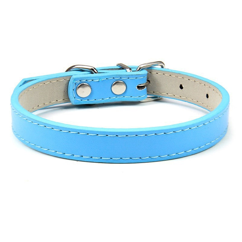 Pet PU leather collar