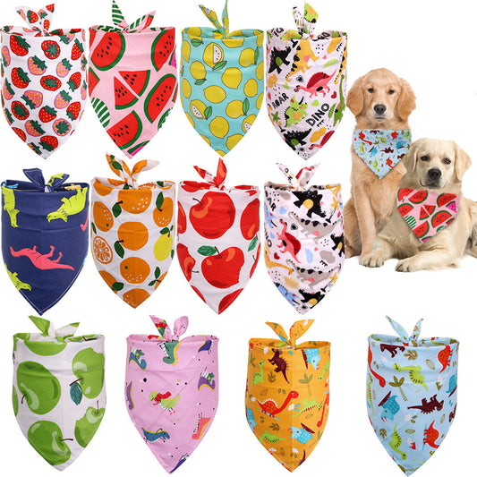 Pet Bandana Scarf Dog Saliva Scarf