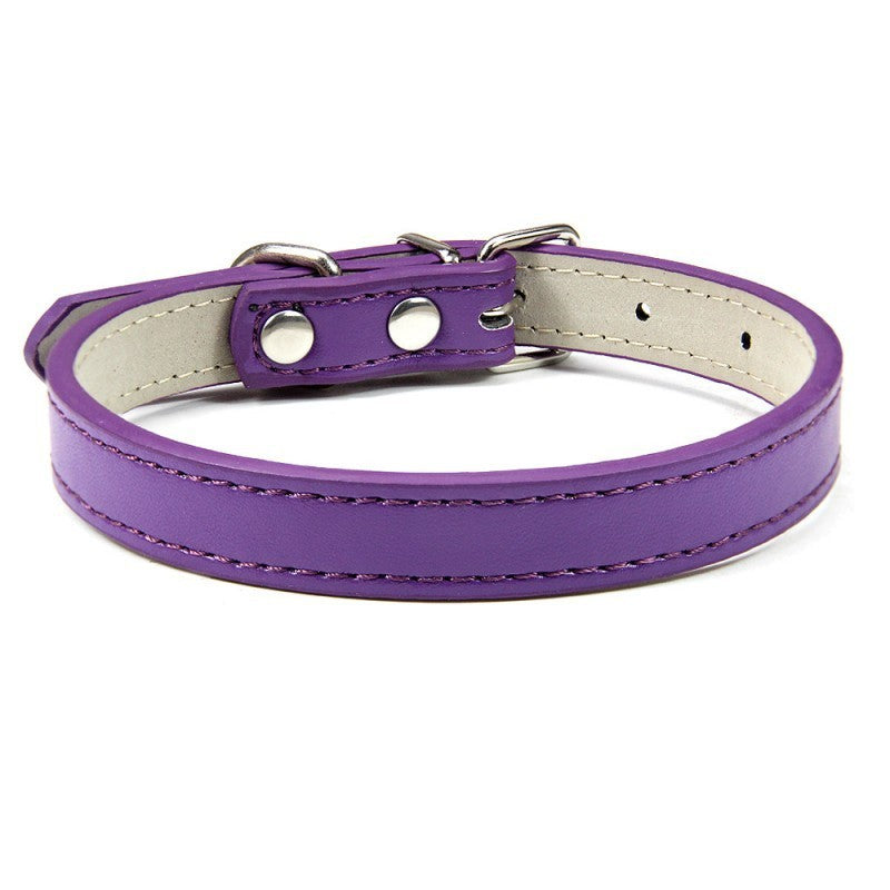 Pet PU leather collar