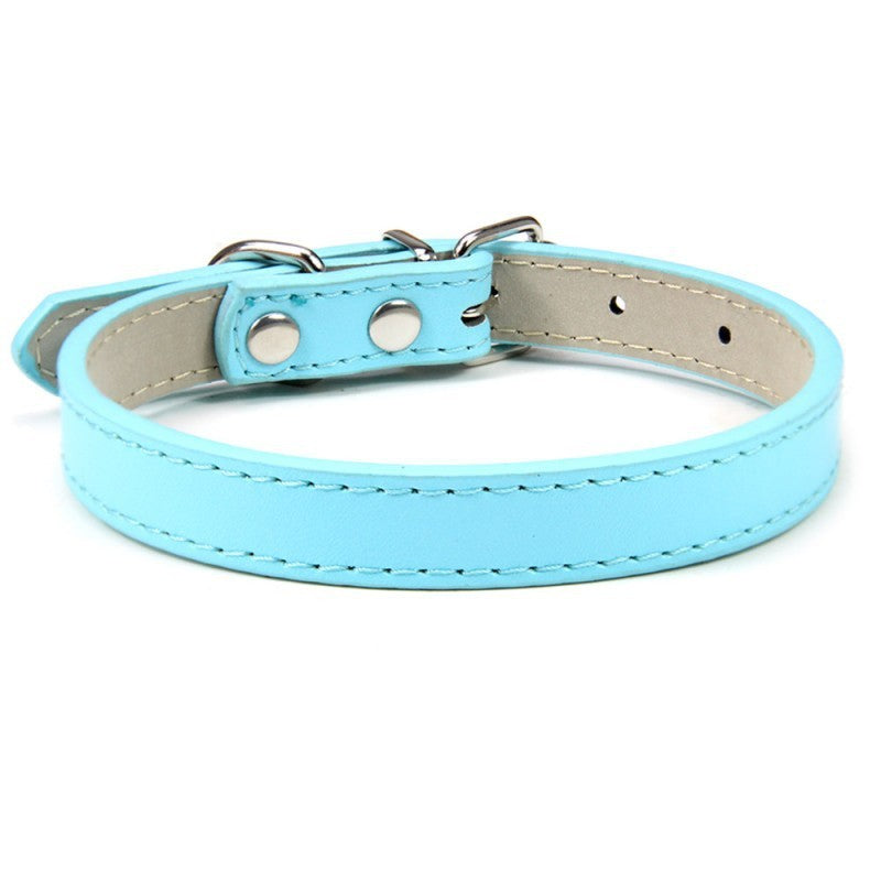 Pet PU leather collar