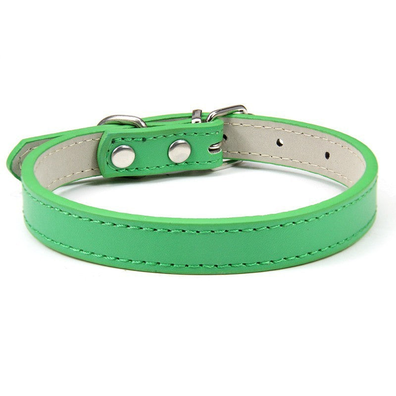 Pet PU leather collar