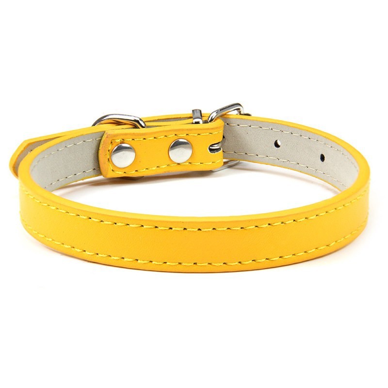 Pet PU leather collar