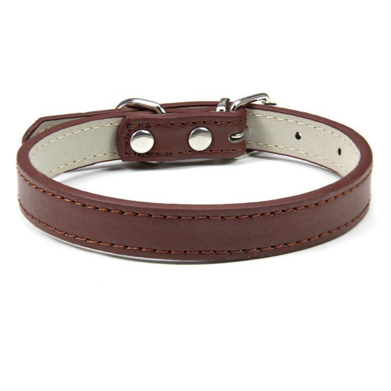 Pet PU leather collar