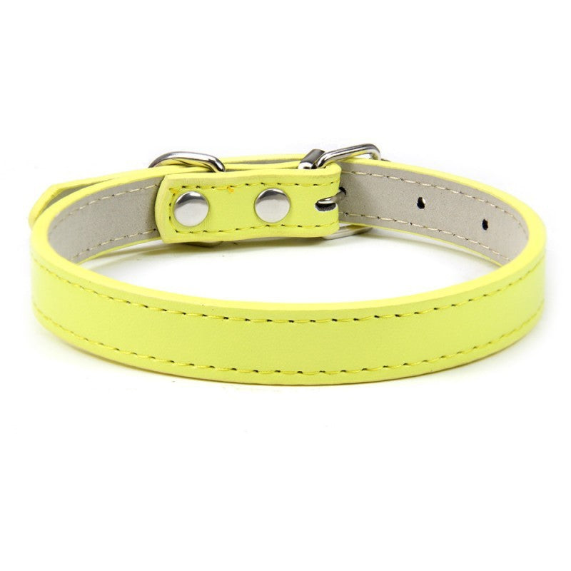 Pet PU leather collar