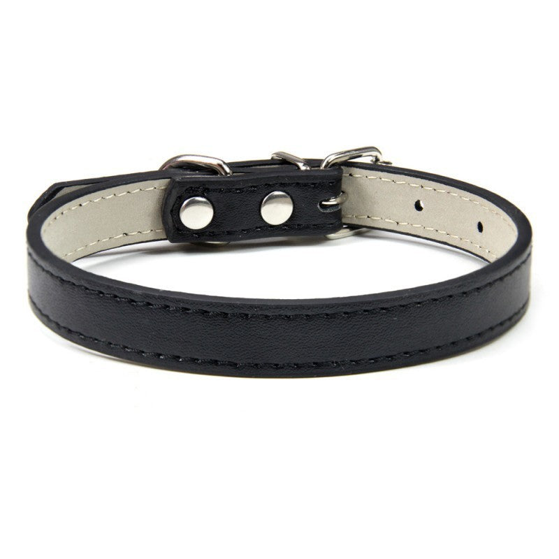 Pet PU leather collar