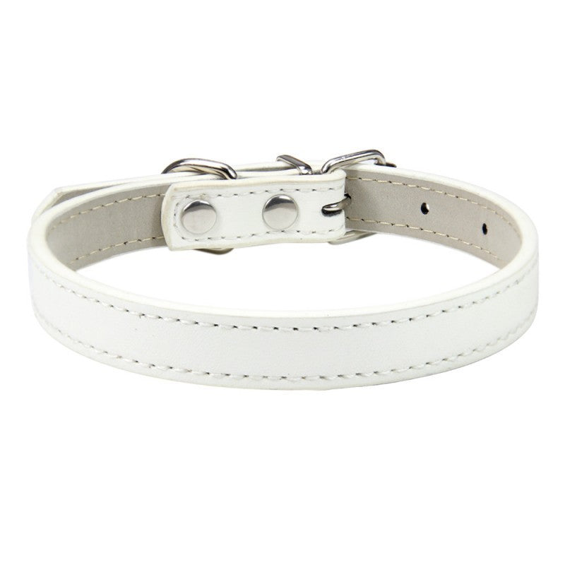 Pet PU leather collar