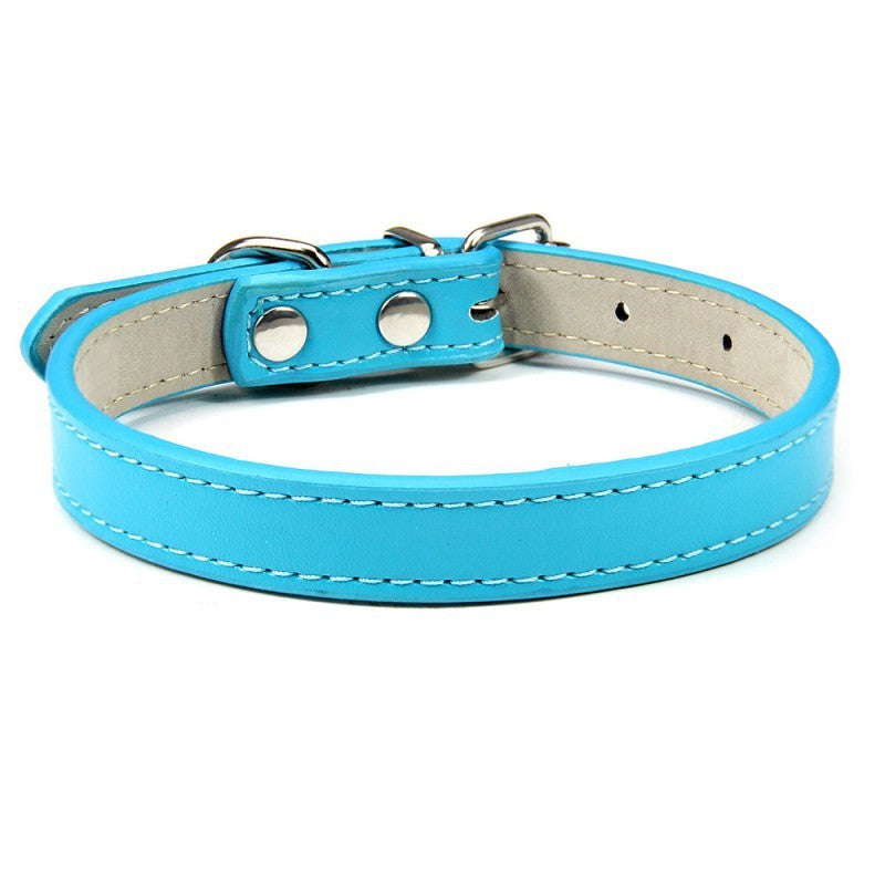 Pet PU leather collar