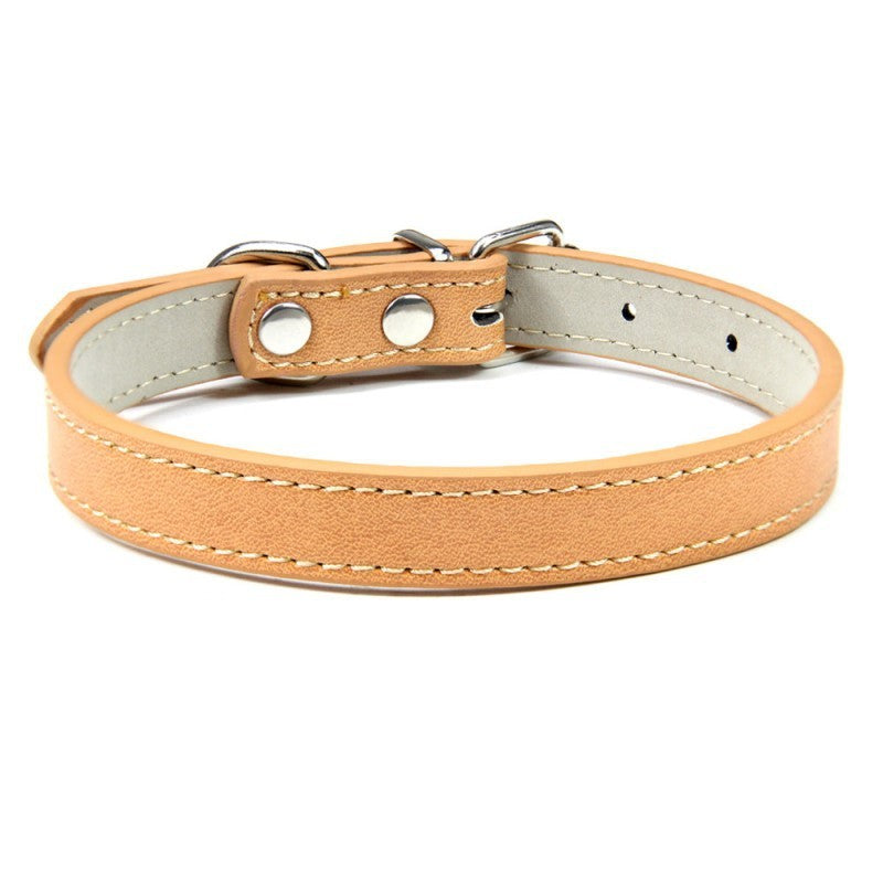 Pet PU leather collar