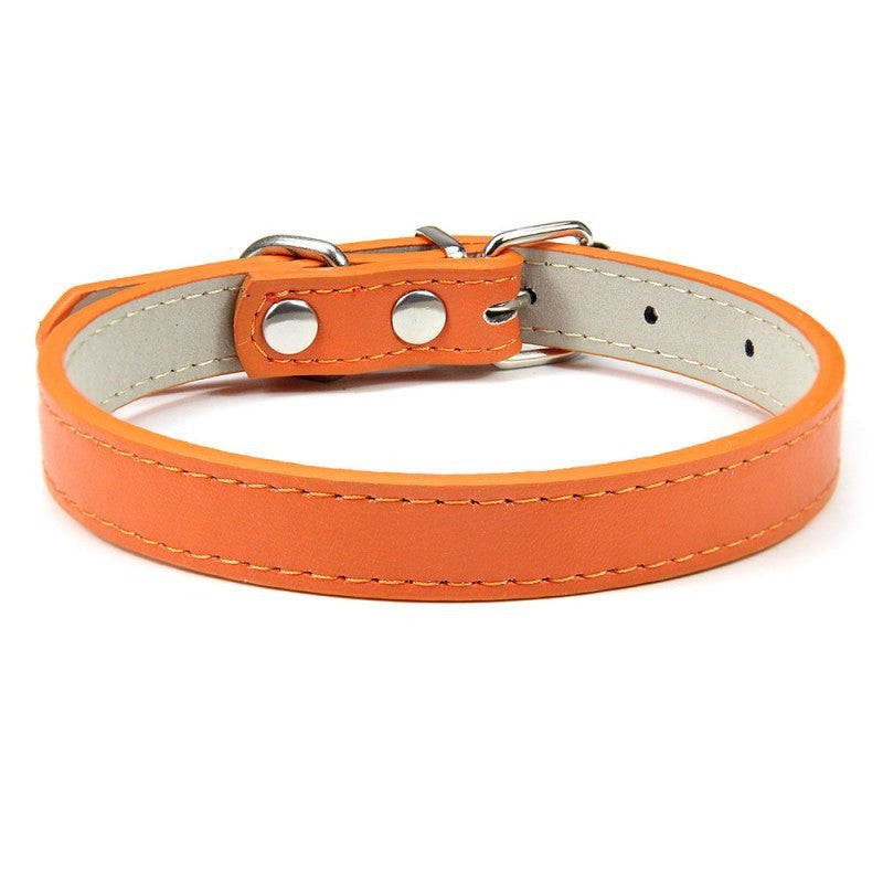 Pet PU leather collar