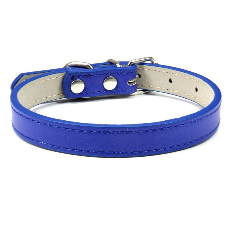 Pet PU leather collar