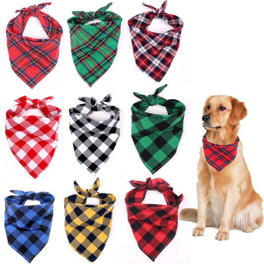 Pet Bandana Scarf Big Dog Saliva Towel Classic